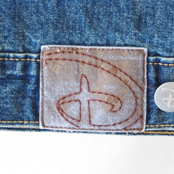 Disney Studios Vintage 90s "Grumpy- Snow White" Denim Jean Jacket Men's XXL - Picture 10 of 11